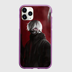 Чехол iPhone 11 Pro матовый TOKYO GHOUL ТОКИЙСКИЙ ГУЛЬ ЩЮПАЛЬЦА, цвет: 3D-фиолетовый