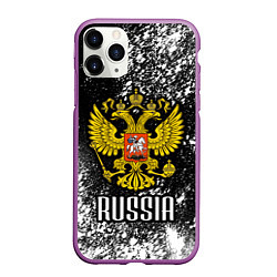 Чехол iPhone 11 Pro матовый Russia