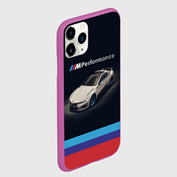 Чехол iPhone 11 Pro матовый BMW CLS 3 0 PERFORMANCE, цвет: 3D-фиолетовый — фото 2
