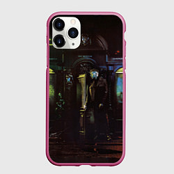 Чехол iPhone 11 Pro матовый MARKUL SENSE OF HUMAN, цвет: 3D-малиновый