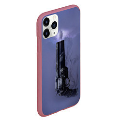 Чехол iPhone 11 Pro матовый DESTINY 2 КЕЙД 6 И ЕГО РЕВОЛЬВЕР, цвет: 3D-малиновый — фото 2