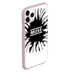 Чехол iPhone 11 Pro матовый MUSE пальцы, цвет: 3D-розовый — фото 2