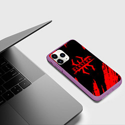 Чехол iPhone 11 Pro матовый Берсерк - Berserk, цвет: 3D-фиолетовый — фото 2