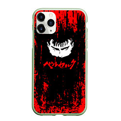 Чехол iPhone 11 Pro матовый Logo Berserk, цвет: 3D-салатовый