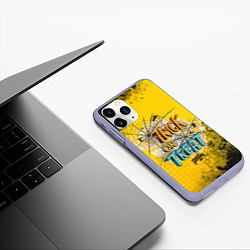 Чехол iPhone 11 Pro матовый !Trick or treat!, цвет: 3D-светло-сиреневый — фото 2