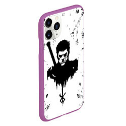 Чехол iPhone 11 Pro матовый Берсерк Berserk, цвет: 3D-фиолетовый — фото 2