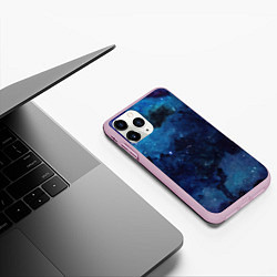 Чехол iPhone 11 Pro матовый Темнота глубин, цвет: 3D-розовый — фото 2