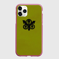 Чехол iPhone 11 Pro матовый Гвардия Смерти после Ереси цвет легиона, цвет: 3D-малиновый