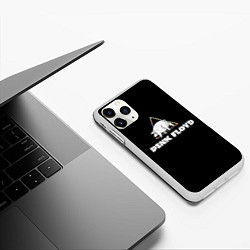 Чехол iPhone 11 Pro матовый PINK FLOYD PIG, цвет: 3D-белый — фото 2