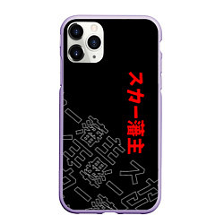 Чехол iPhone 11 Pro матовый SCARLXRD JAPAN STYLE ИЕРОГЛИФЫ