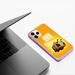 Чехол iPhone 11 Pro матовый BEE MOVIE Minecraft, цвет: 3D-розовый — фото 2