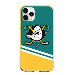 Чехол iPhone 11 Pro матовый Анахайм Дакс, NHL