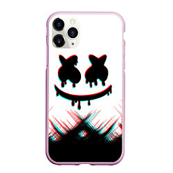 Чехол iPhone 11 Pro матовый MARSHMELLO HALLOWEEN, цвет: 3D-розовый