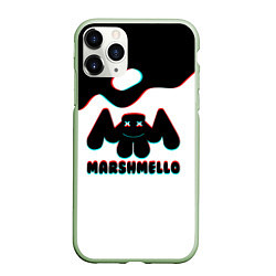 Чехол iPhone 11 Pro матовый MARSHMELLO MELT: МАРШМЕЛЛО, цвет: 3D-салатовый