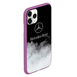 Чехол iPhone 11 Pro матовый Mercedes-Benz Облака, цвет: 3D-фиолетовый — фото 2