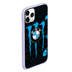 Чехол iPhone 11 Pro матовый MONSTER BMW MONSTER ENERGY, цвет: 3D-светло-сиреневый — фото 2