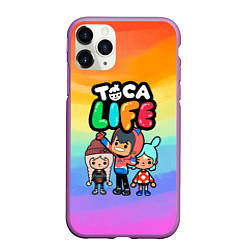 Чехол iPhone 11 Pro матовый Рита Зик Тока Бока, цвет: 3D-фиолетовый