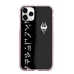 Чехол iPhone 11 Pro матовый THE ELDER SCROLLS SKYRIM FUS RO DAH, цвет: 3D-розовый