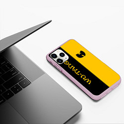 Чехол iPhone 11 Pro матовый WU-TANG CLAN ЧЁРНО ЖЁЛТЫЙ, цвет: 3D-розовый — фото 2