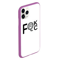 Чехол iPhone 11 Pro матовый FQRck - Локдаун, цвет: 3D-фиолетовый — фото 2