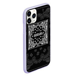 Чехол iPhone 11 Pro матовый Big Baby Tape x Kizaru: BANDANA, цвет: 3D-светло-сиреневый — фото 2