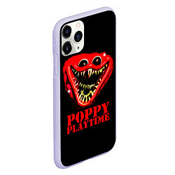 Чехол iPhone 11 Pro матовый Poppy Playtime, цвет: 3D-светло-сиреневый — фото 2