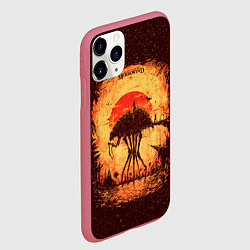 Чехол iPhone 11 Pro матовый K aЛюбимый Моровинд, цвет: 3D-малиновый — фото 2