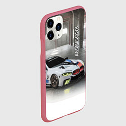Чехол iPhone 11 Pro матовый BMW Motorsport Mission 8, цвет: 3D-малиновый — фото 2