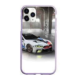 Чехол iPhone 11 Pro матовый BMW Motorsport Mission 8