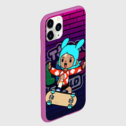 Чехол iPhone 11 Pro матовый TOCA LIFE WORLD ТОКА ЛАЙФ ВОРЛД РИТА RITA, цвет: 3D-фиолетовый — фото 2