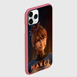 Чехол iPhone 11 Pro матовый Милаха Марси, цвет: 3D-малиновый — фото 2