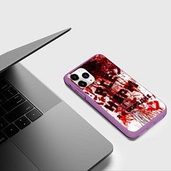 Чехол iPhone 11 Pro матовый ВСЁ НOРМ, цвет: 3D-фиолетовый — фото 2