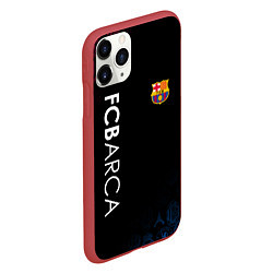 Чехол iPhone 11 Pro матовый FC BARCA CHEMPION, цвет: 3D-красный — фото 2