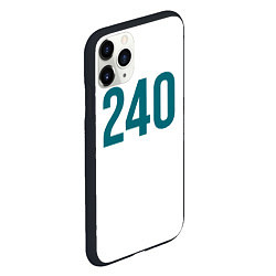 Чехол iPhone 11 Pro матовый Squid game - Чи Ён 240, цвет: 3D-черный — фото 2