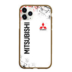 Чехол iPhone 11 Pro матовый MITSUBISHI JAPAN STYLE SAMURAI AUTO, цвет: 3D-коричневый