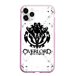 Чехол iPhone 11 Pro матовый OVERLORD паттерн, цвет: 3D-розовый