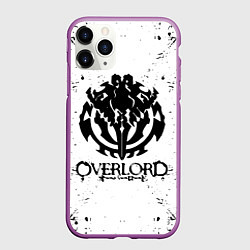 Чехол iPhone 11 Pro матовый OVERLORD паттерн, цвет: 3D-фиолетовый