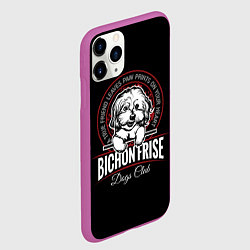 Чехол iPhone 11 Pro матовый Бишон Фризе Bichon Frize, цвет: 3D-фиолетовый — фото 2