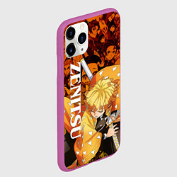 Чехол iPhone 11 Pro матовый ЗЕНИТЦУ, КЛИНОК РАССЕКАЮЩИЙ ДЕМОНОВ, цвет: 3D-фиолетовый — фото 2