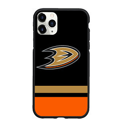 Чехол iPhone 11 Pro матовый Anaheim Ducks Анахайм Дакс