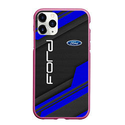 Чехол iPhone 11 Pro матовый Ford Форд авто