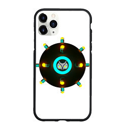 Чехол iPhone 11 Pro матовый RaiTime KiberVirus, цвет: 3D-черный