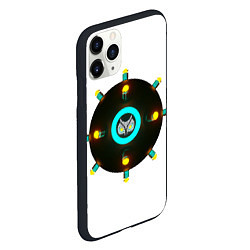 Чехол iPhone 11 Pro матовый RaiTime KiberVirus, цвет: 3D-черный — фото 2