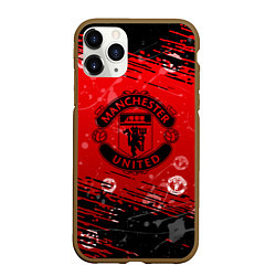 Чехол iPhone 11 Pro матовый Manchester United: Возвращения Ronaldo, цвет: 3D-коричневый