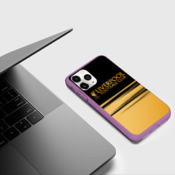 Чехол iPhone 11 Pro матовый Ливерпуль Футбольный клуб, цвет: 3D-фиолетовый — фото 2
