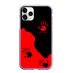 Чехол iPhone 11 Pro матовый WE KNOW RED LOGO, цвет: 3D-светло-сиреневый