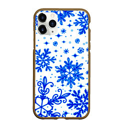 Чехол iPhone 11 Pro матовый Белая Зима
