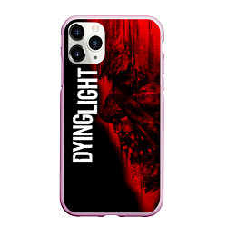 Чехол iPhone 11 Pro матовый DYING LIGHT RED ZOMBIE FACE
