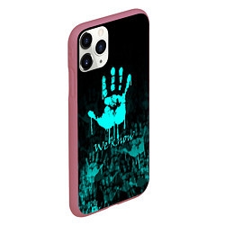 Чехол iPhone 11 Pro матовый WE KNOW NEON LOGO, цвет: 3D-малиновый — фото 2