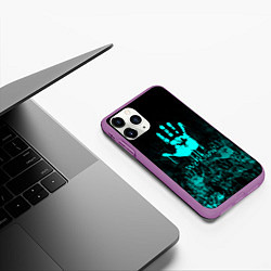 Чехол iPhone 11 Pro матовый WE KNOW NEON LOGO, цвет: 3D-фиолетовый — фото 2